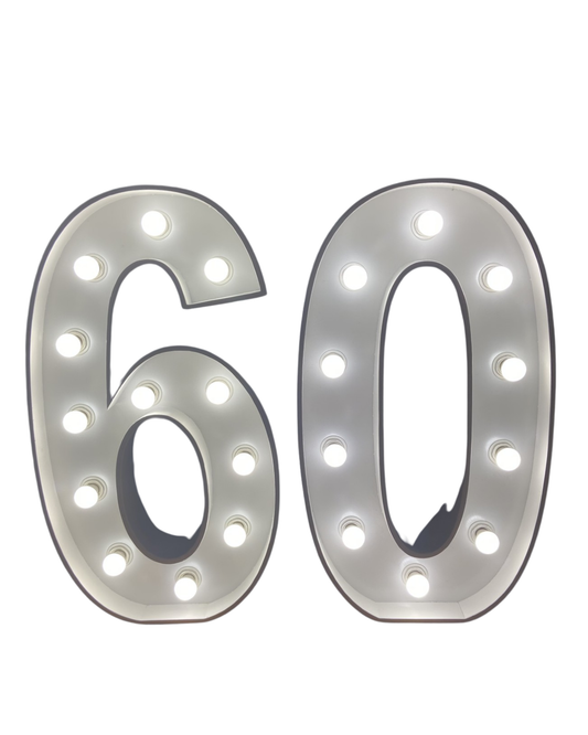 60 Marquee Number Hire