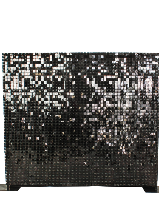 Black Shimmer Wall Backdrop