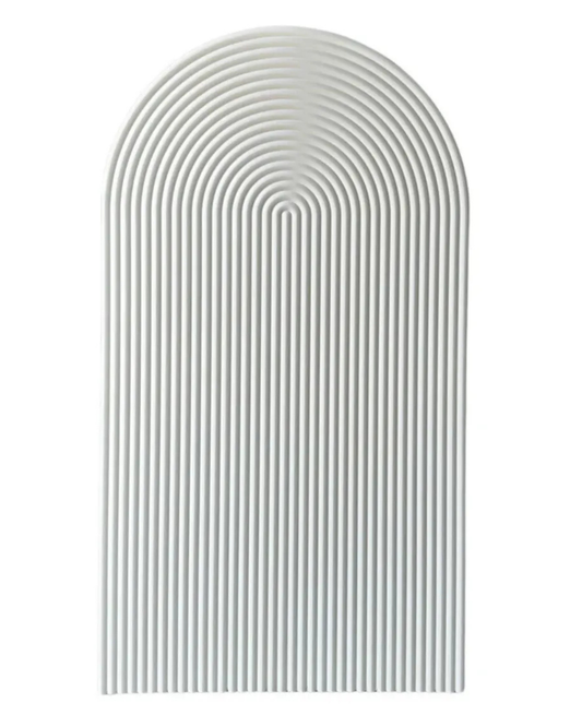 White Ripple Arch Backdrop 2.1m