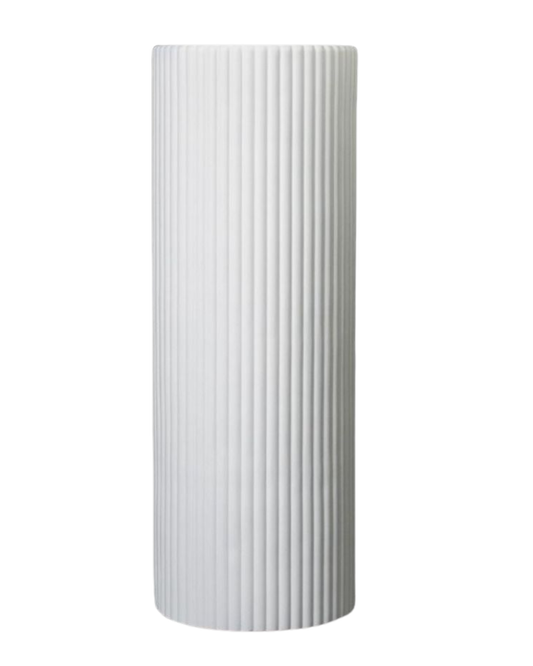 Round Ripple Plinth | Tall (Flat Top)