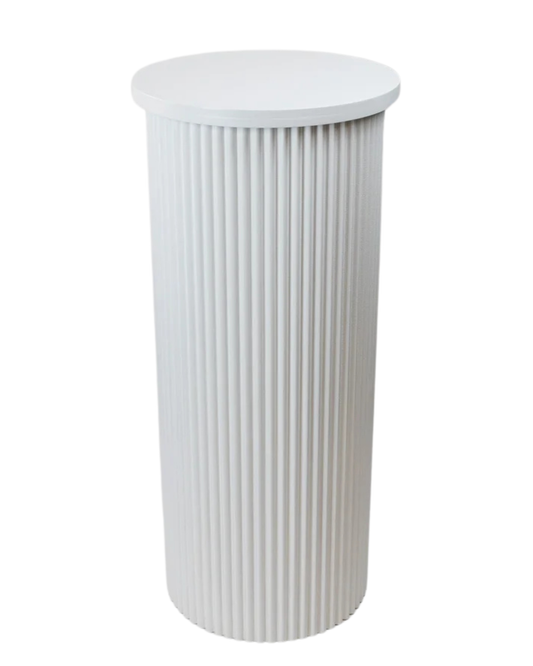 Round Ripple Plinth | Tall