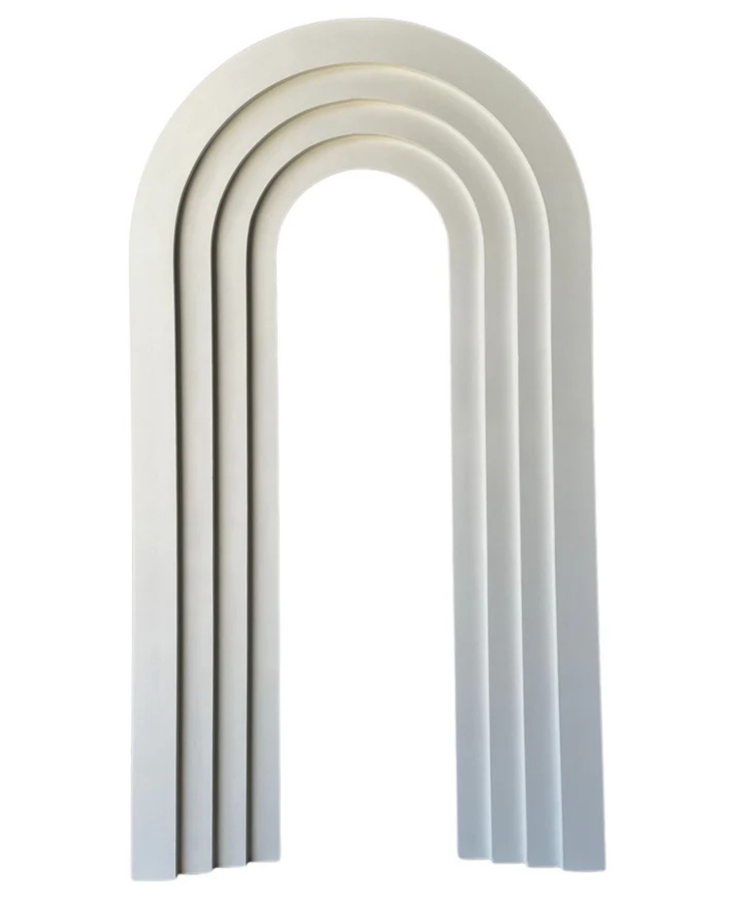White 3D stepped Through Arch 1.8M