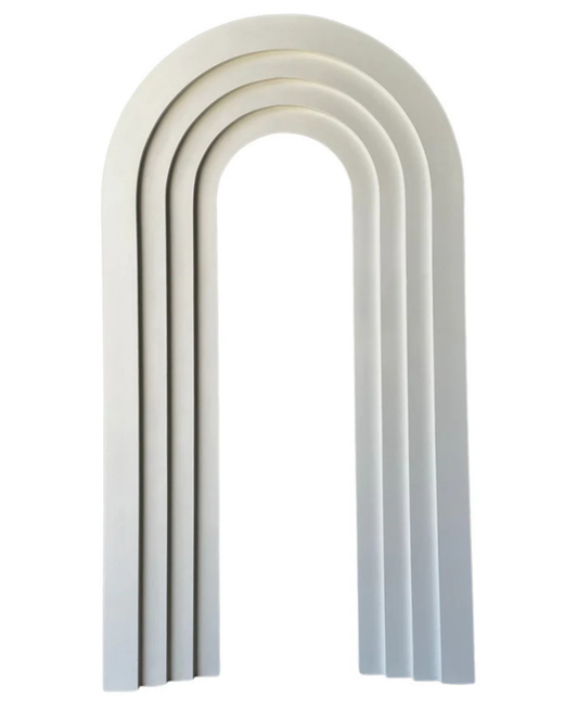 White 3D stepped Through Arch 1.8M