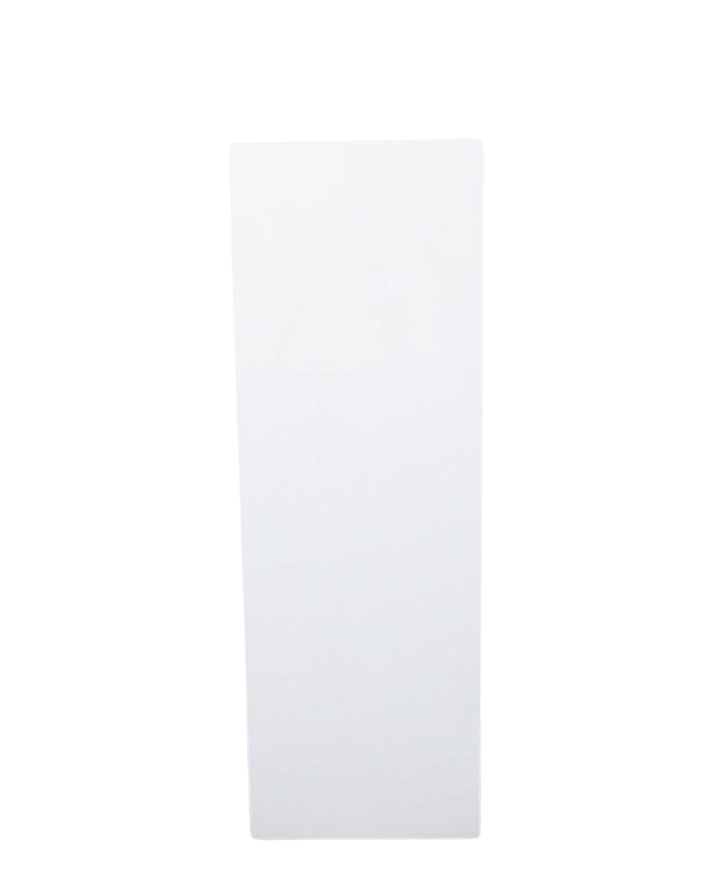 White Acrylic Plinth | Short