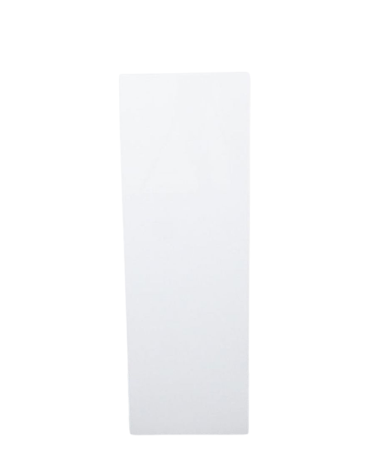 White Acrylic Plinth | Short